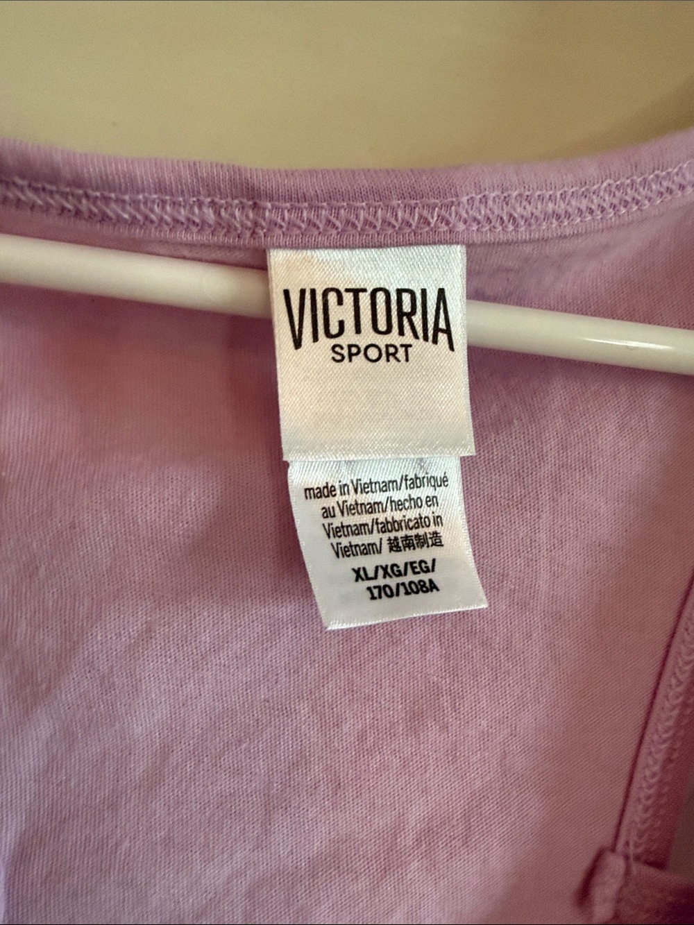 Victoria's Secret Light Purple Scoop Neck Tank with Racerback Strap - Picture 2 of 3